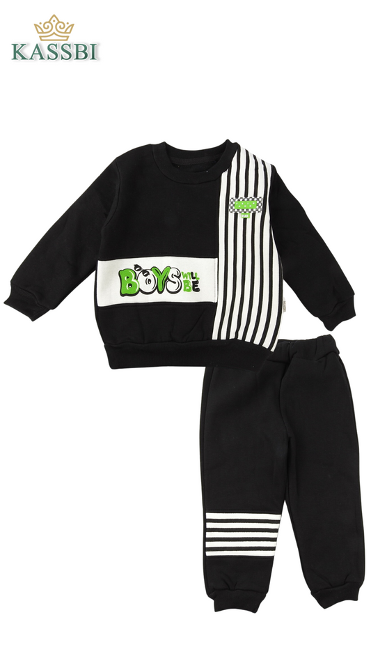 SWEAT + JOGGING EN MOLLETON - GARÇON