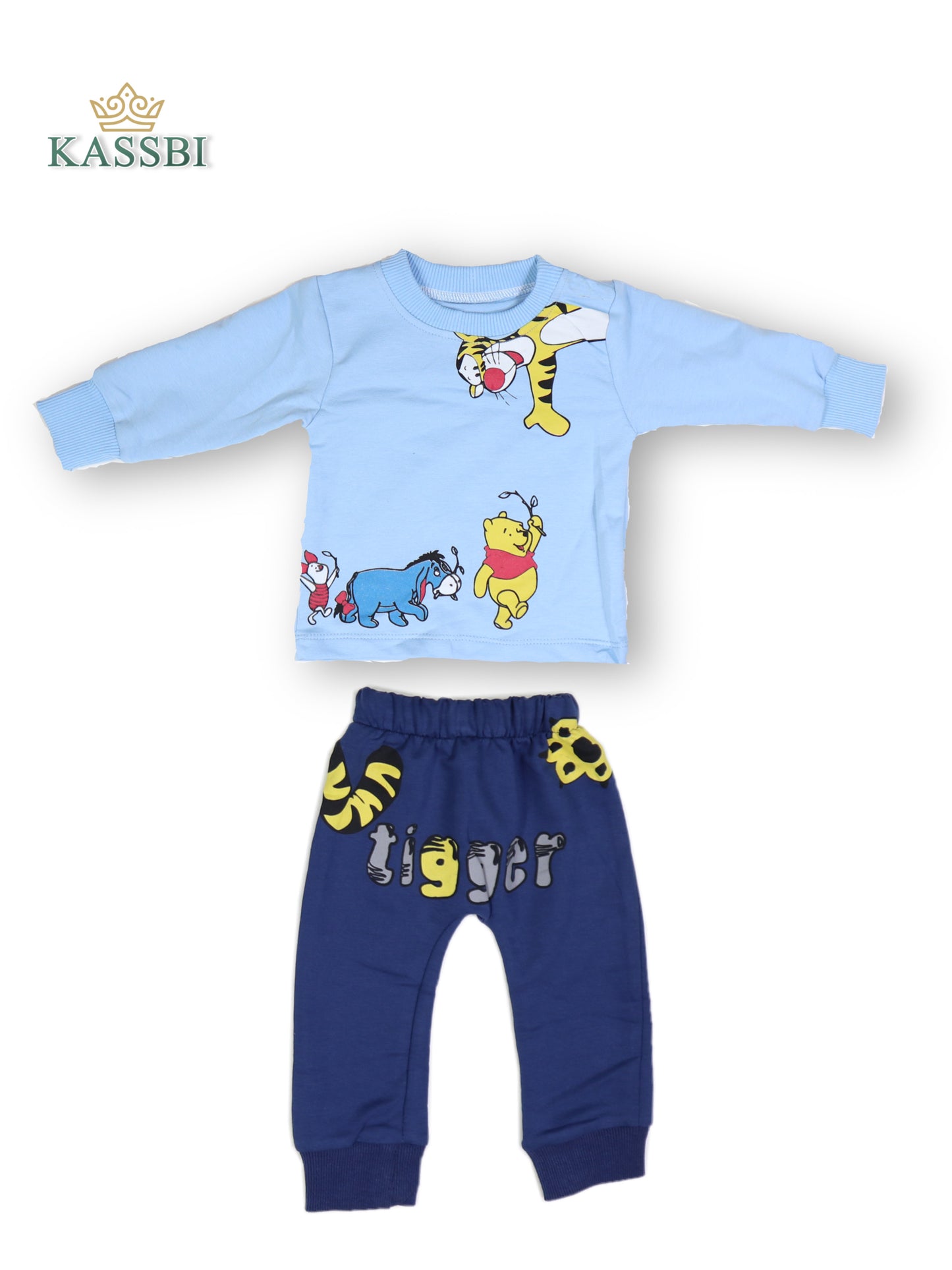 Ensemble En Coton Tricot et Pantalon team TIGER garçon