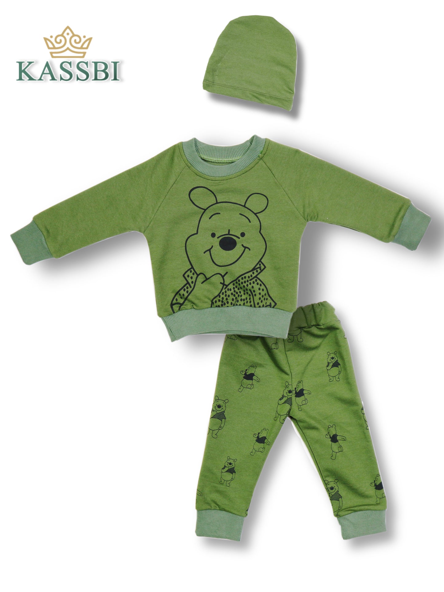 Ensemble En Coton Tricot et Pantalon et Bonnet - garçon