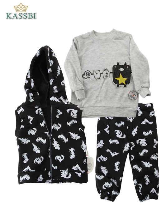 GILET TRICOT et PANTALON En molleton
