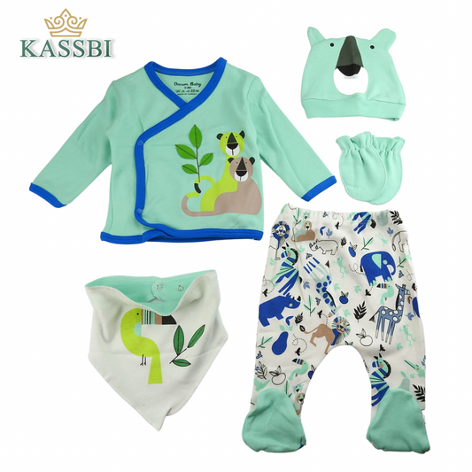 Pack Naissance (0-3) Mois (5pc )- 100% Coton