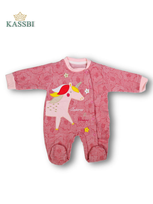 Grenouillère , Dors-bien , Barboteuse Unicorne  - Fille