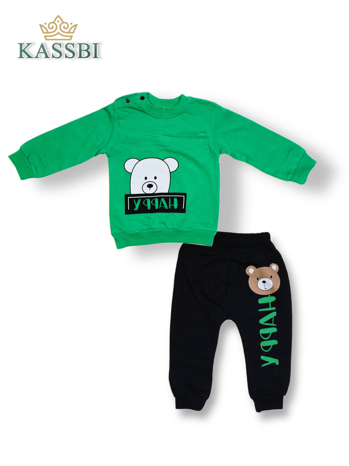 Ensemble bébé garçon 2 pièces pull + pantalon - Coton