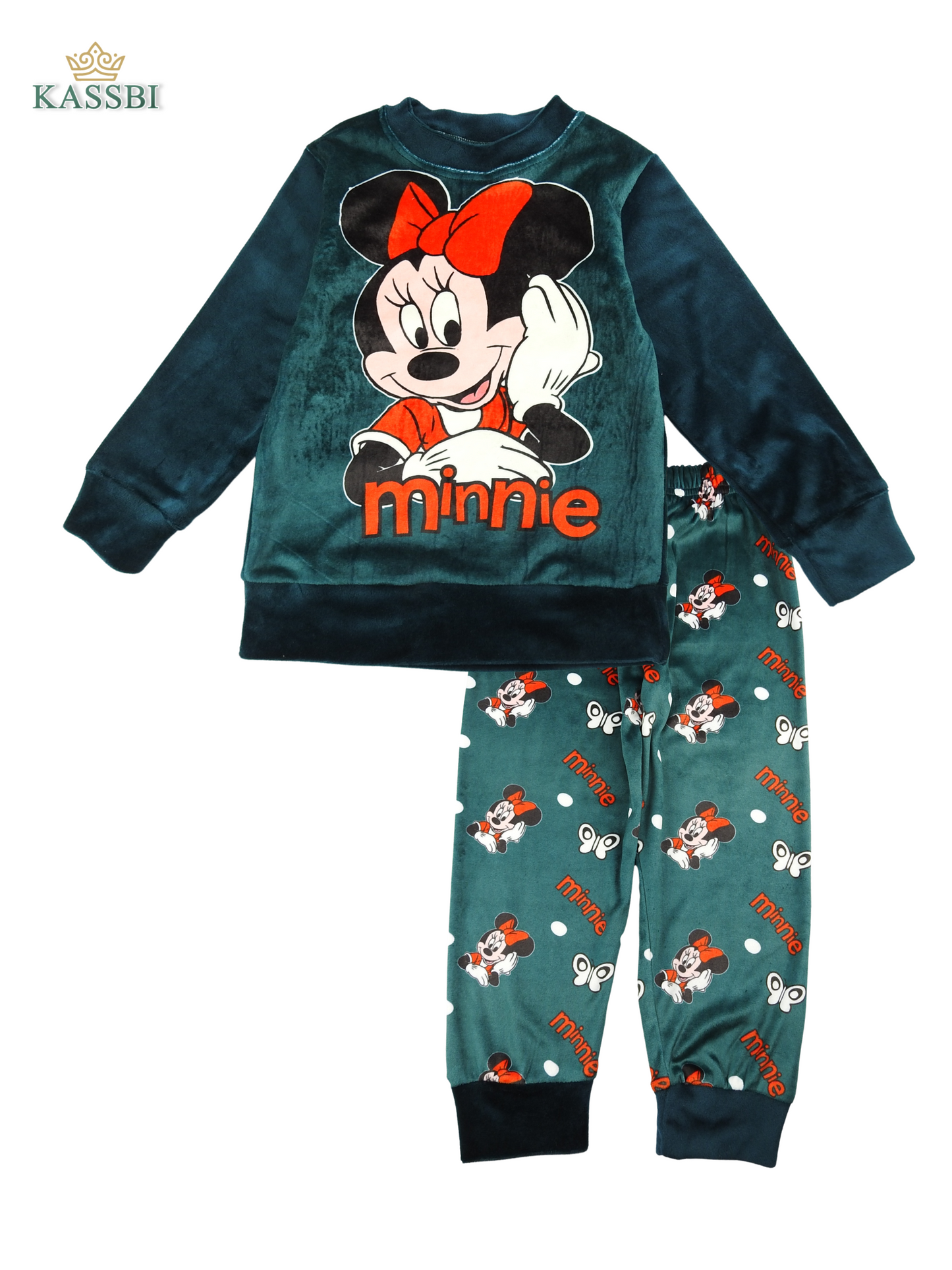Pyjama fille Disney® en velours -minnie -