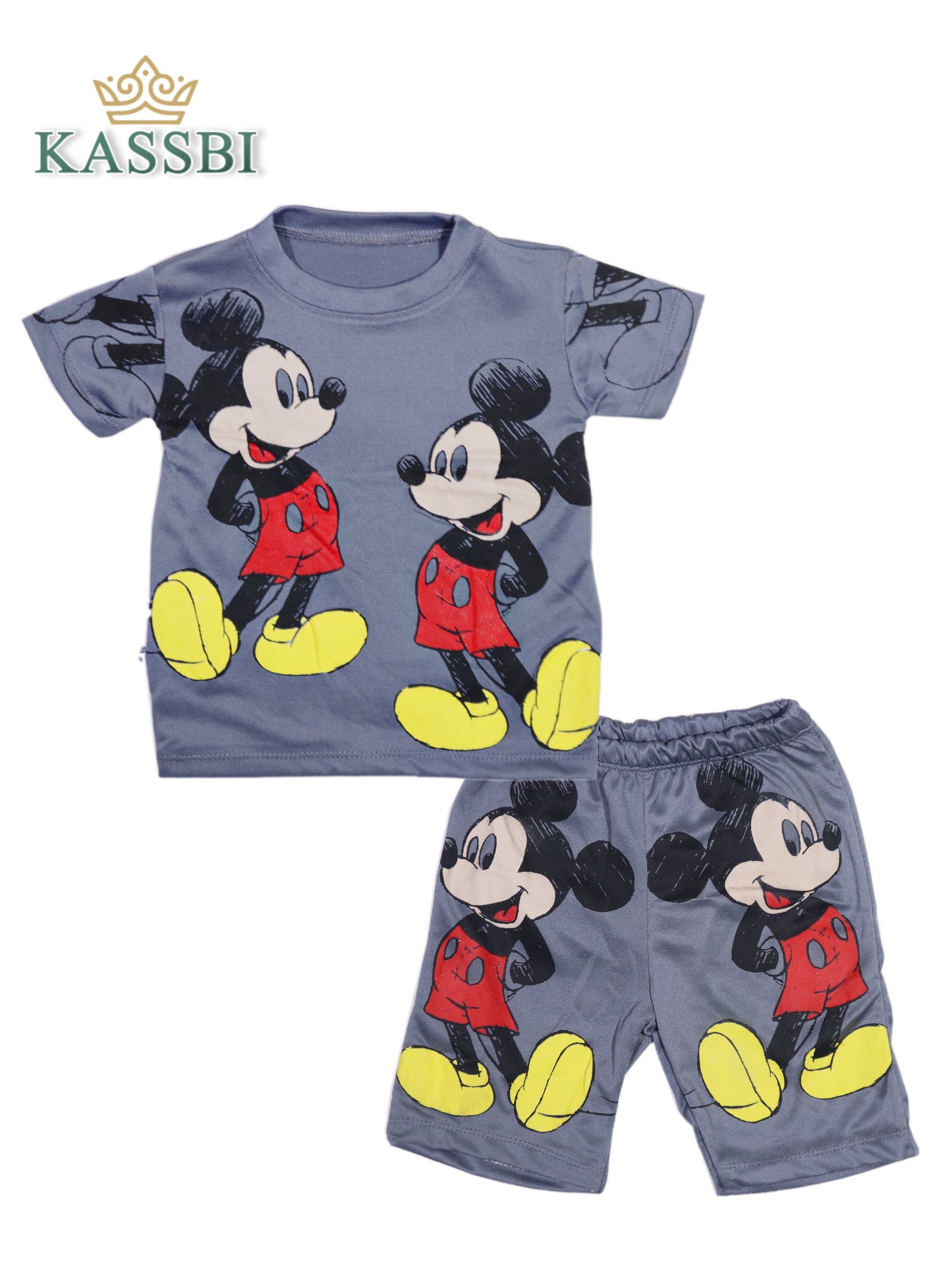 Tee-shirt + short bébé en maille piquée