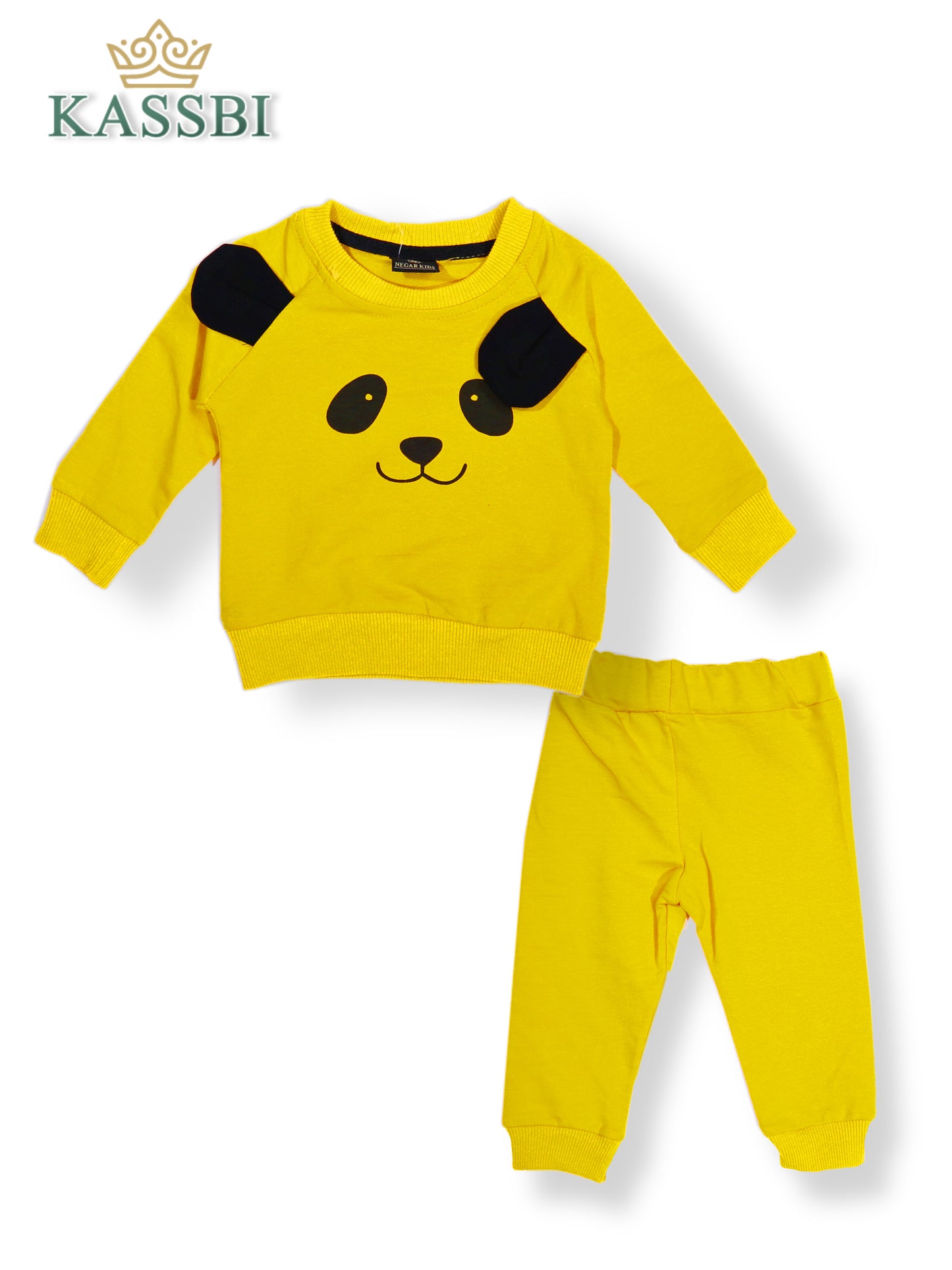 Ensemble En Coton Tricot et Pantalon team Ours - garçon
