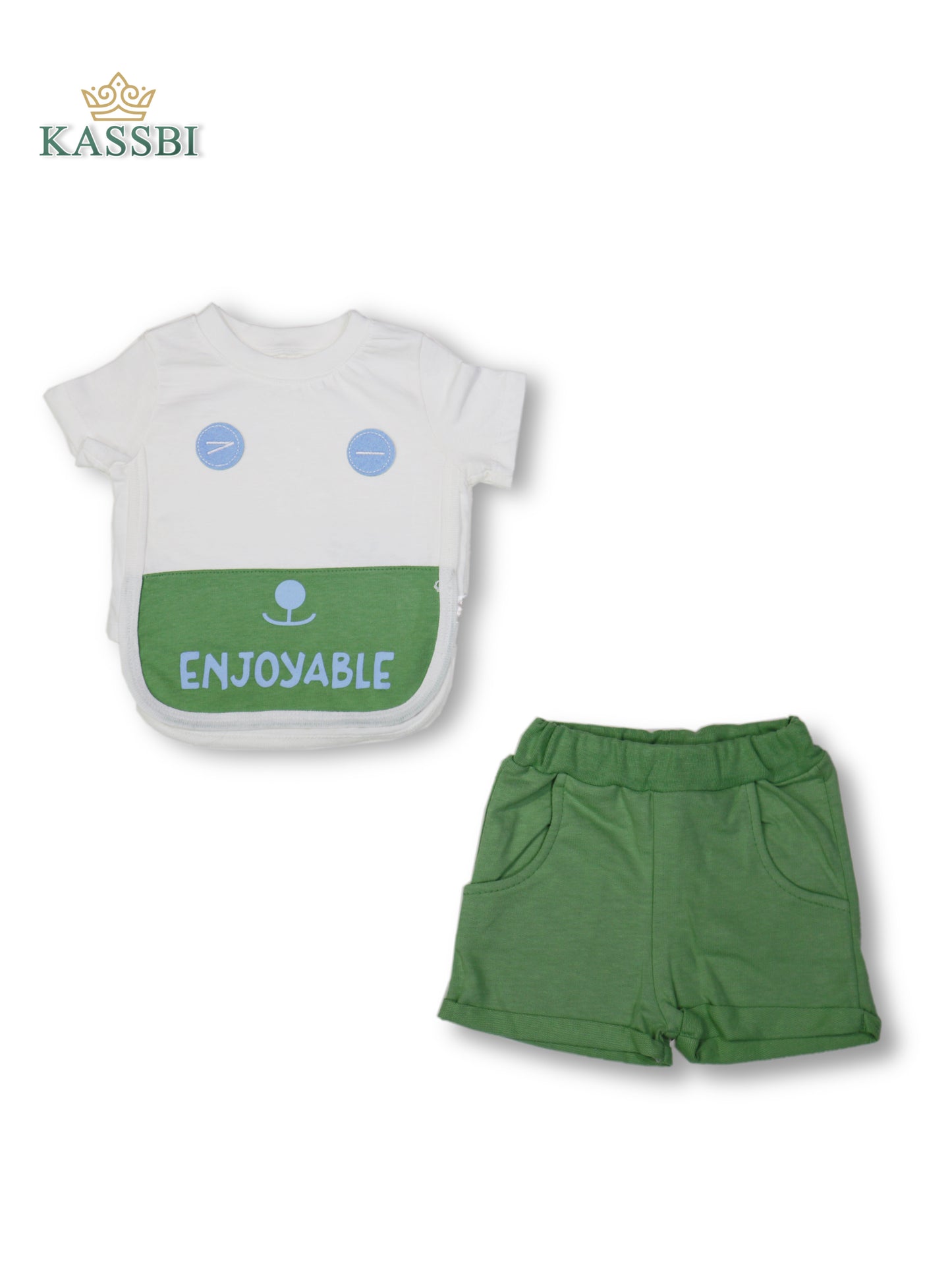 Tee-shirt a manches courtes + Short - Coton