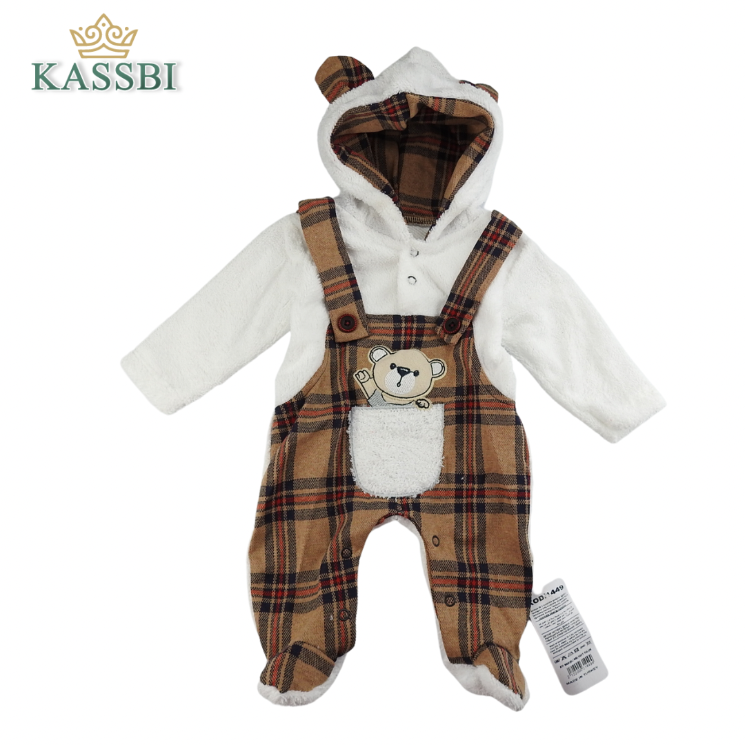 Grenouillère Chaude en peluche