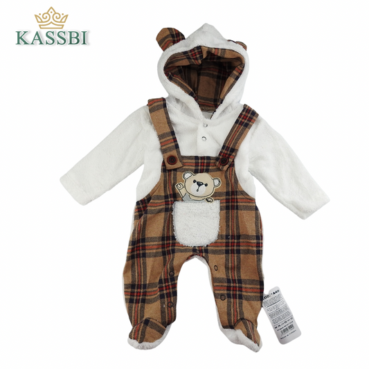 Grenouillère Chaude en peluche