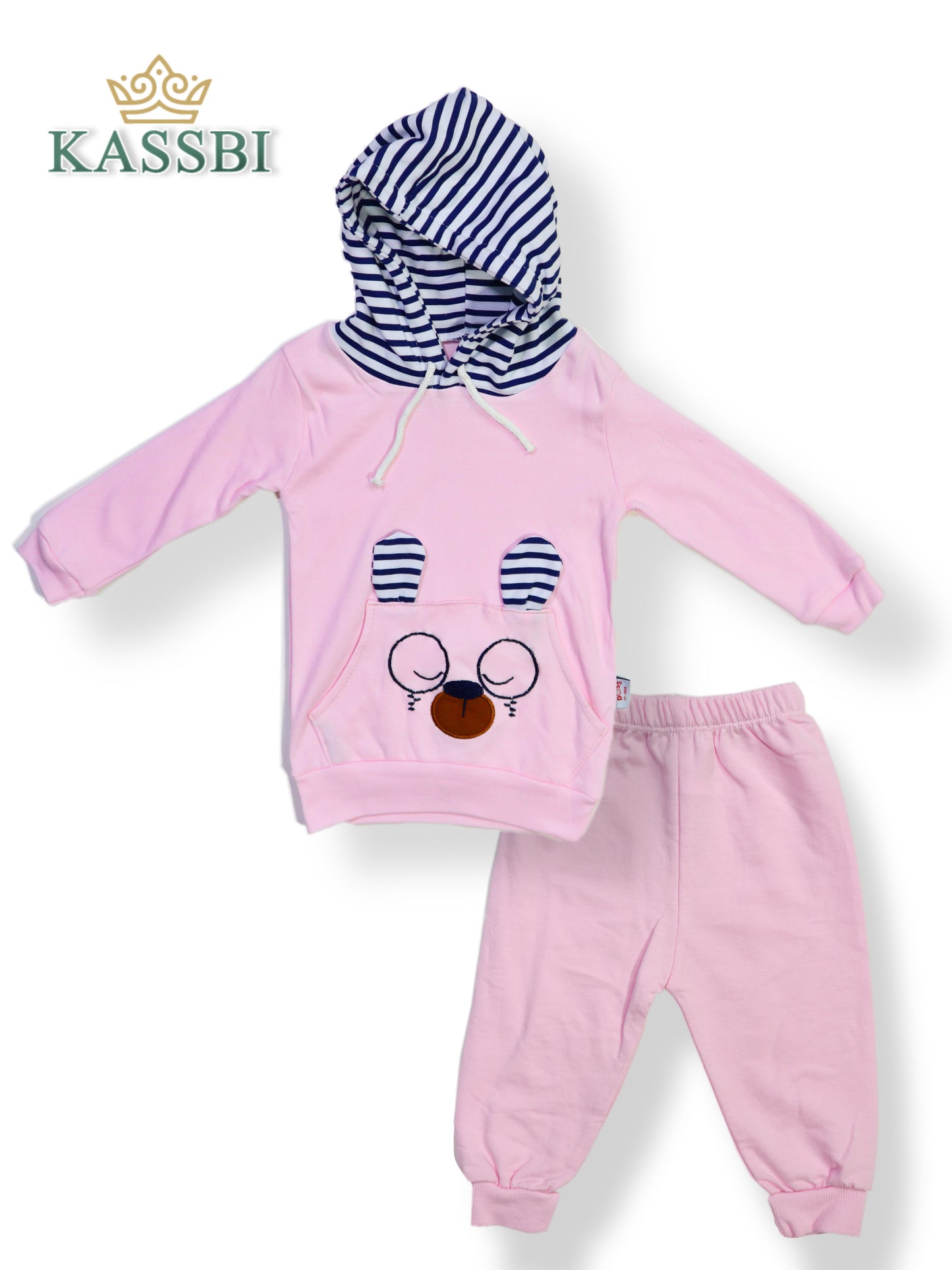 Ensemble Fille sweat à capuche + Pantalon - coton