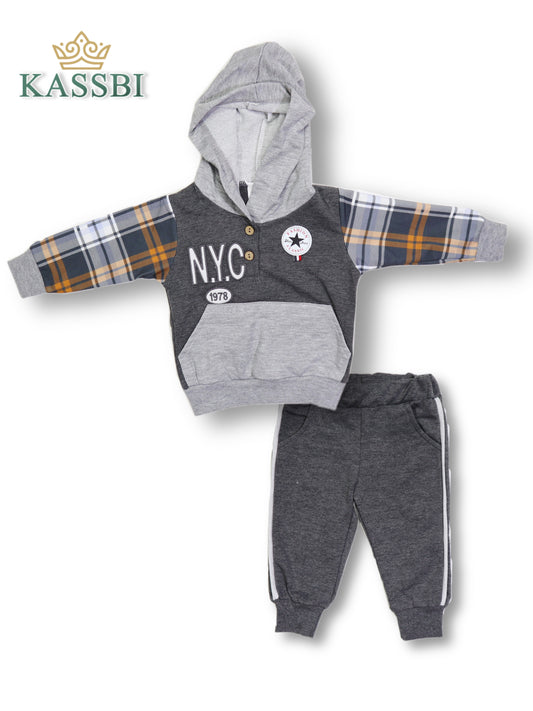 Sweat à capuche + Pantalon - Coton