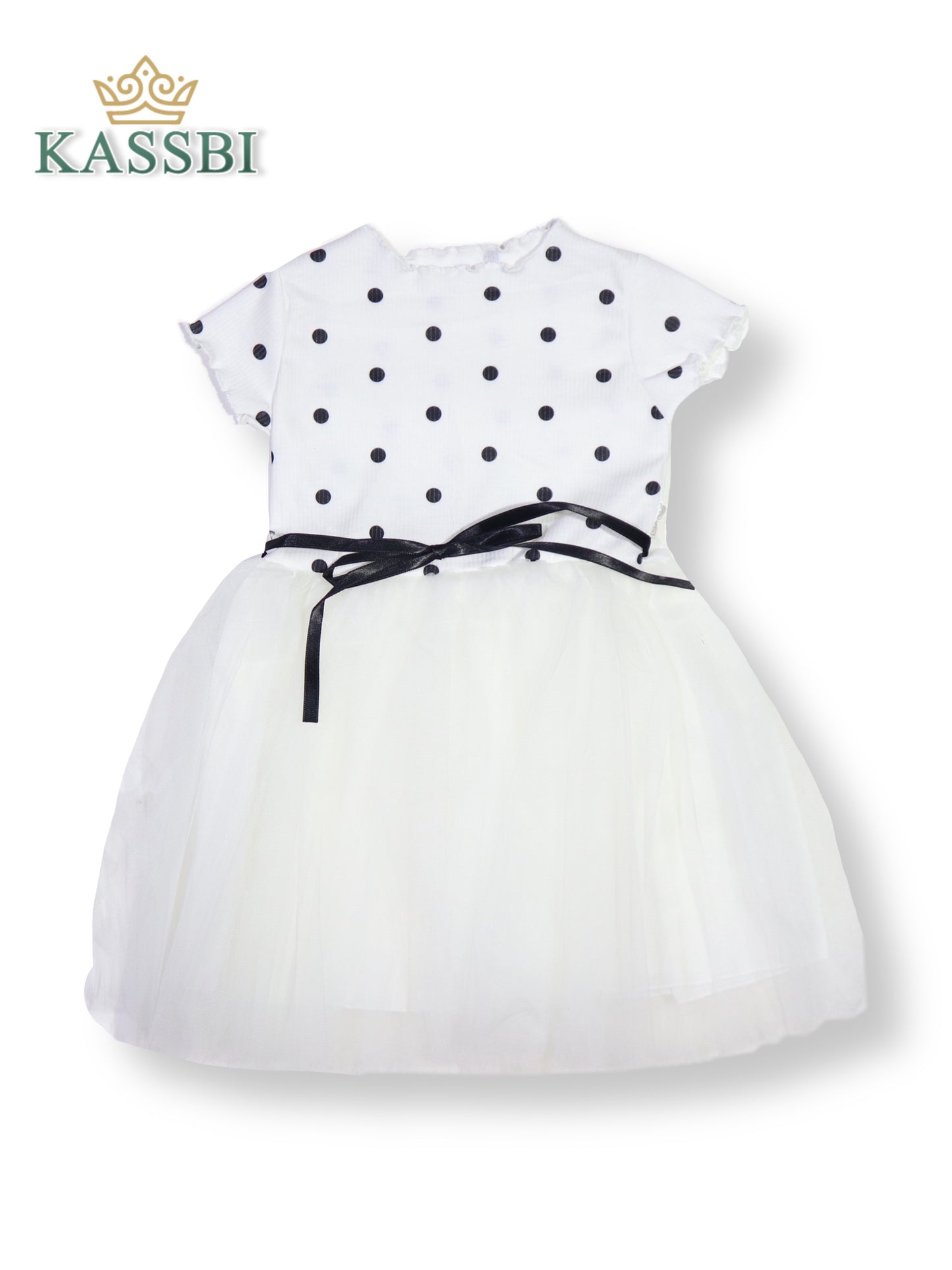 Robe de cérémonie fille a manches courtes