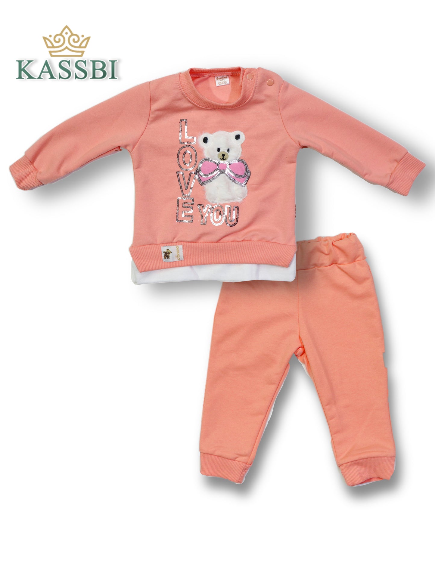 Pyjama bébé 2 pièces En coton interlock - fille