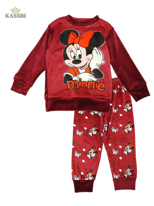 Pyjama fille Disney® en velours -minnie -