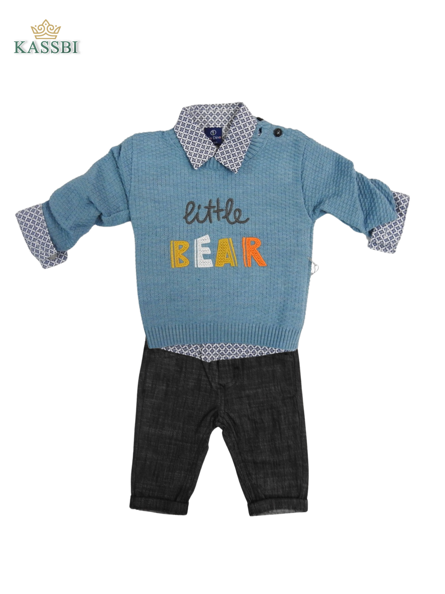 Ensemble Chemise + Tricot + pantalon - LITTLE BEAR - Cérémonies