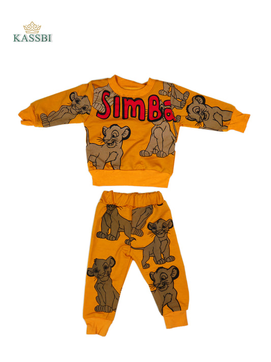 Ensemble Tricot + Pantalon - Motif Simba