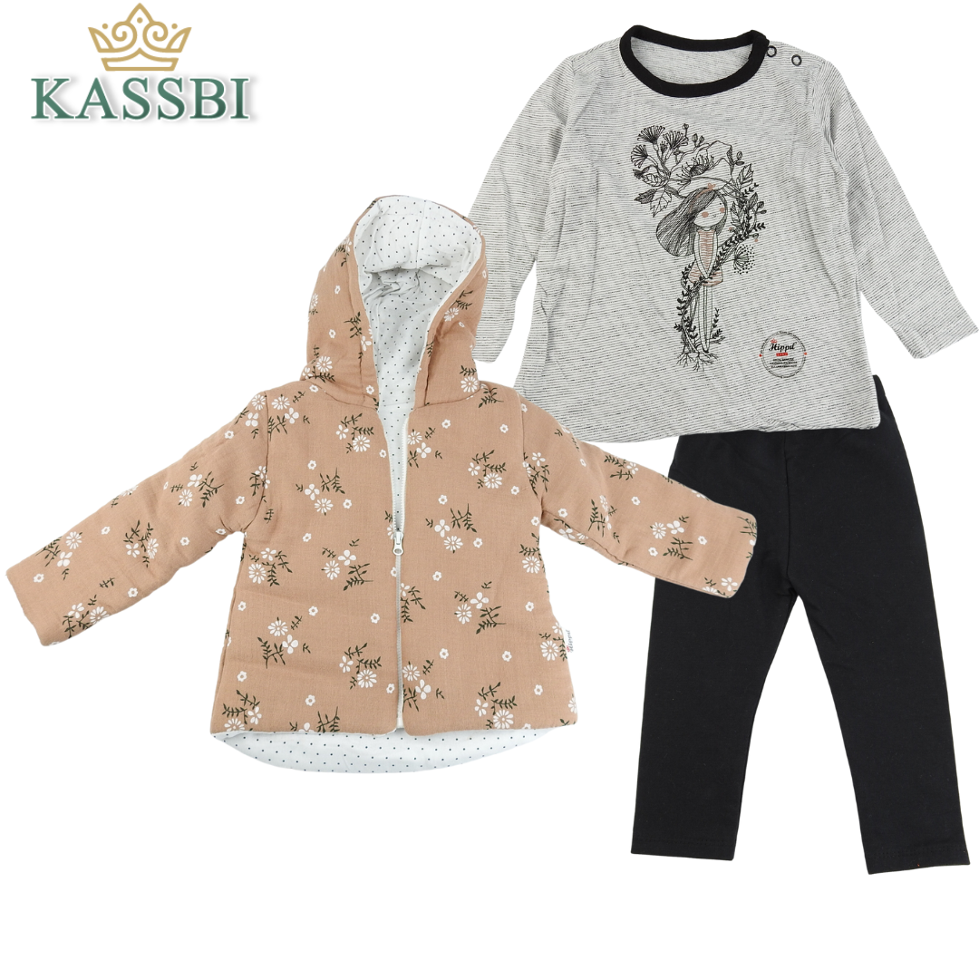 Ensemble Jacket + tricot + pantalon