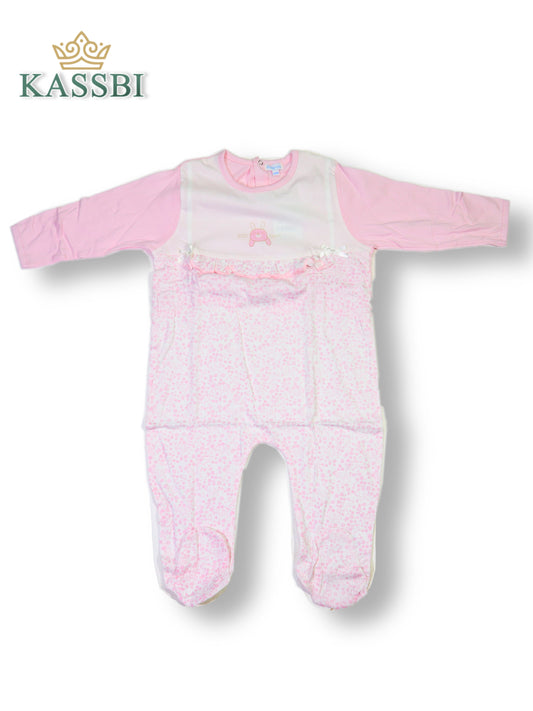 Grenouillère , Barboteuse , dors-bien interlock bébé fille