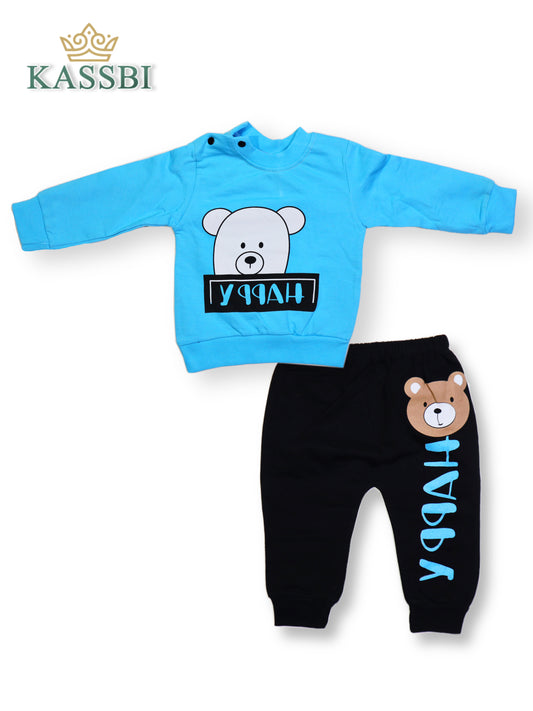 Ensemble bébé garçon 2 pièces pull + pantalon - Coton