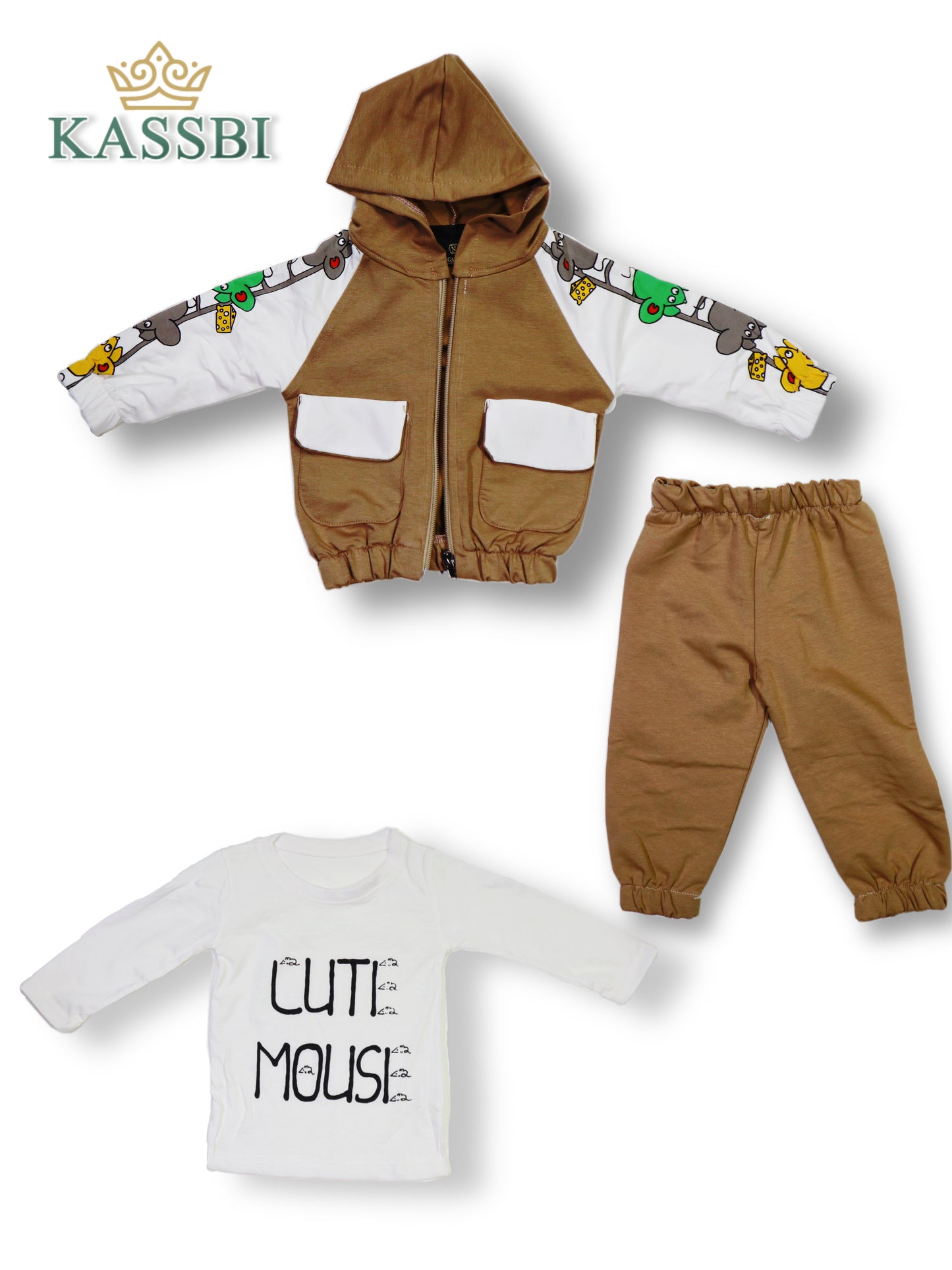 Ensemble tricot , pantalon , cardigan