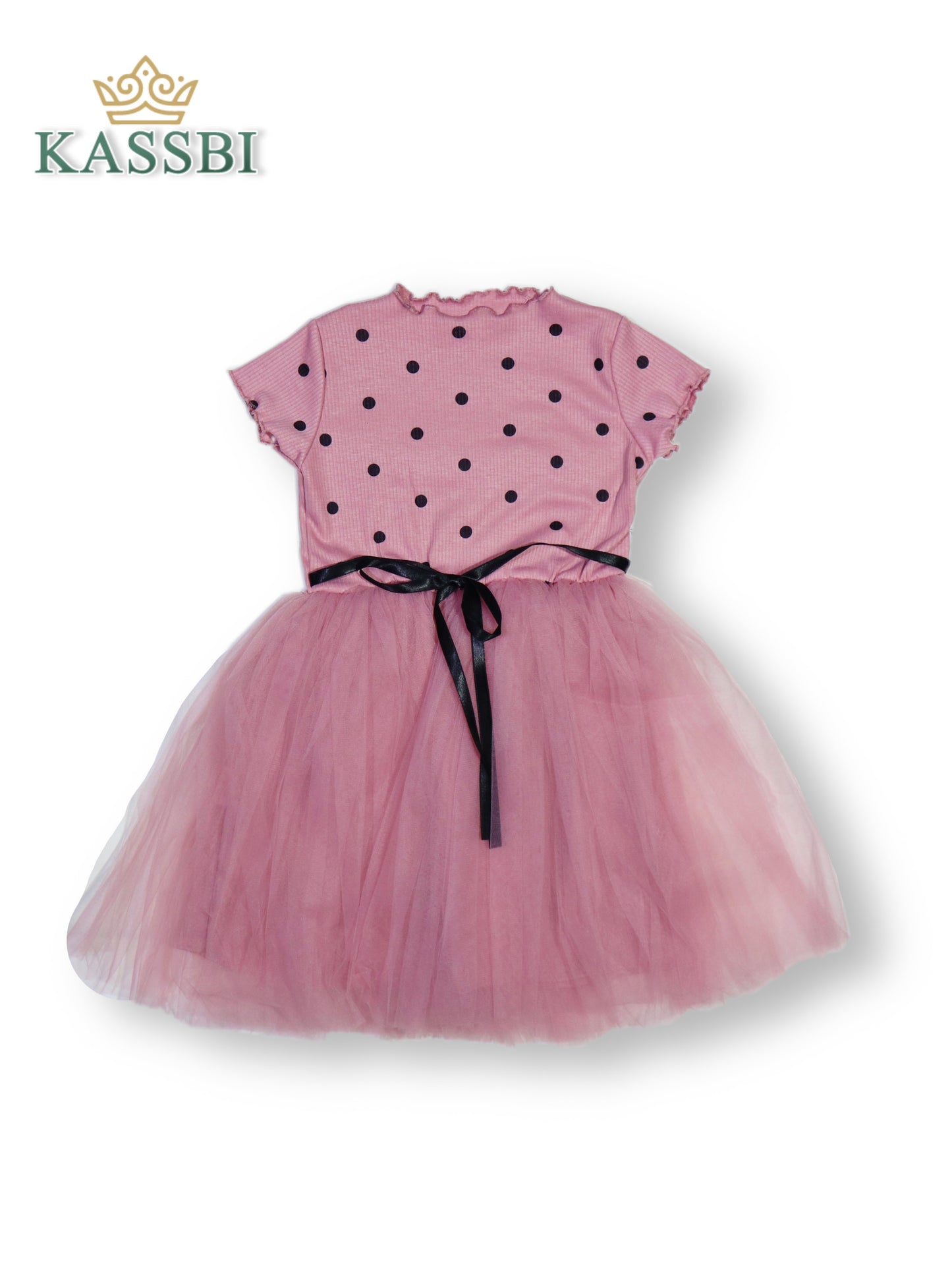 Robe de cérémonie fille a manches courtes