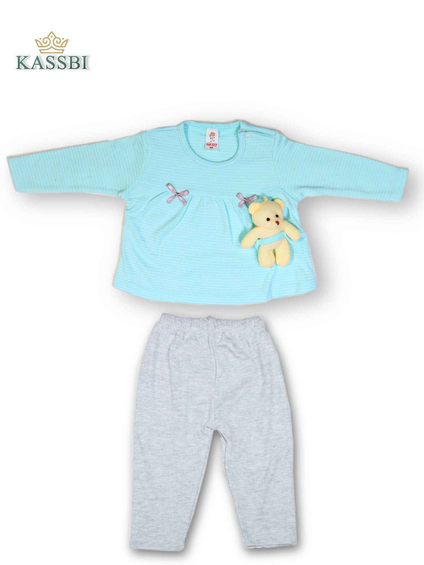 Ensemble bébé Tricot + Pantalon En Cotton