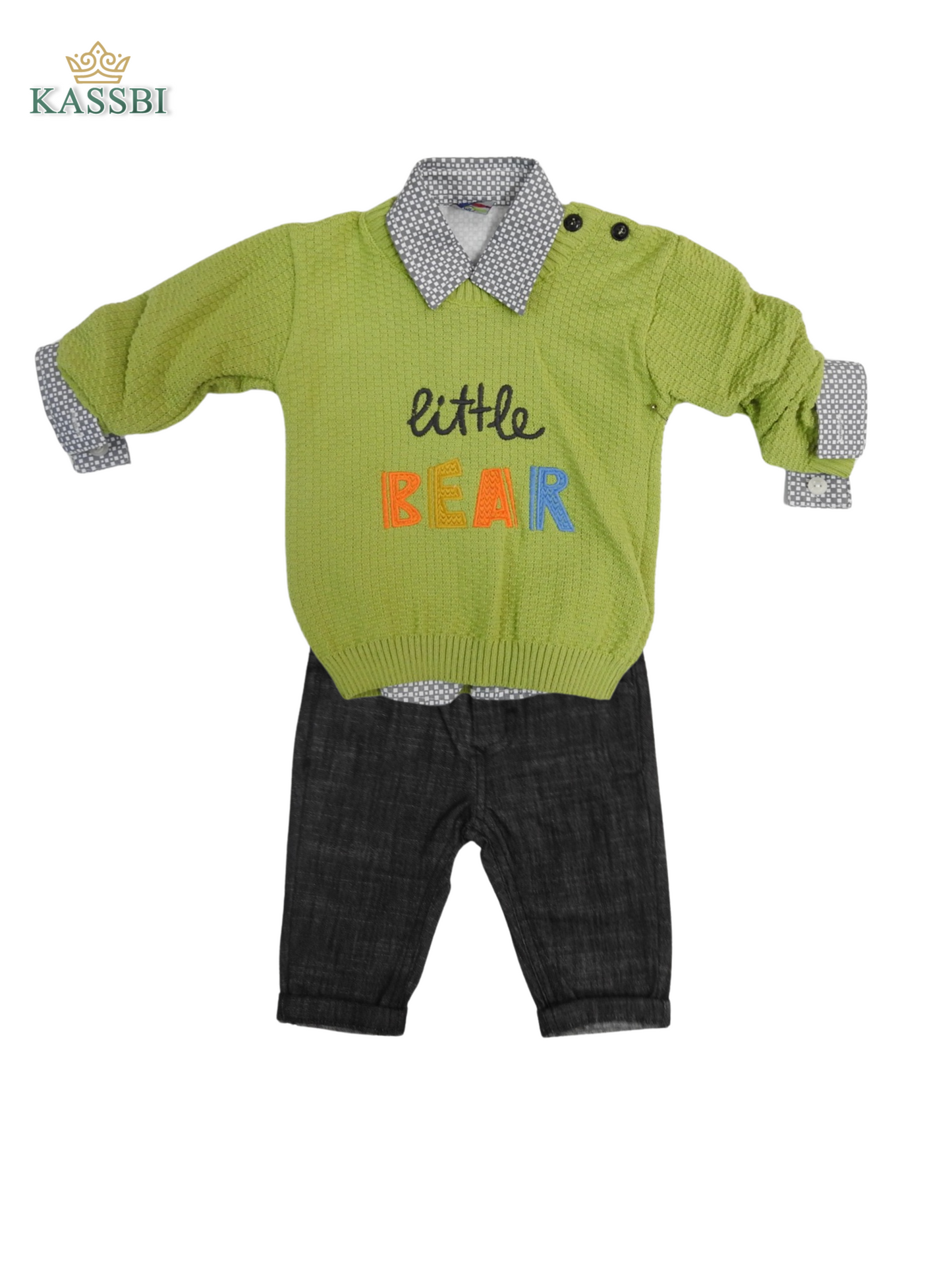 Ensemble Chemise + Tricot + pantalon - LITTLE BEAR - Cérémonies