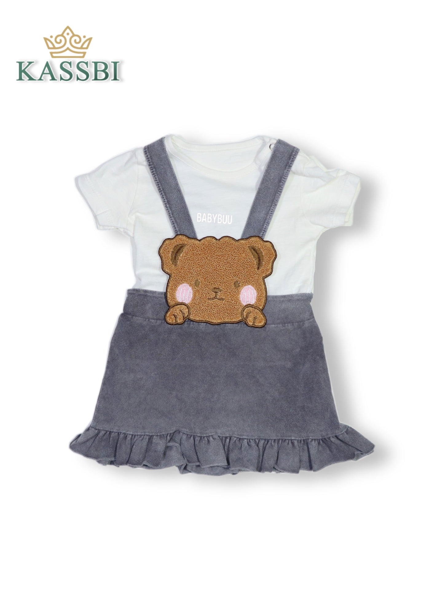 Robe-salopette en coton