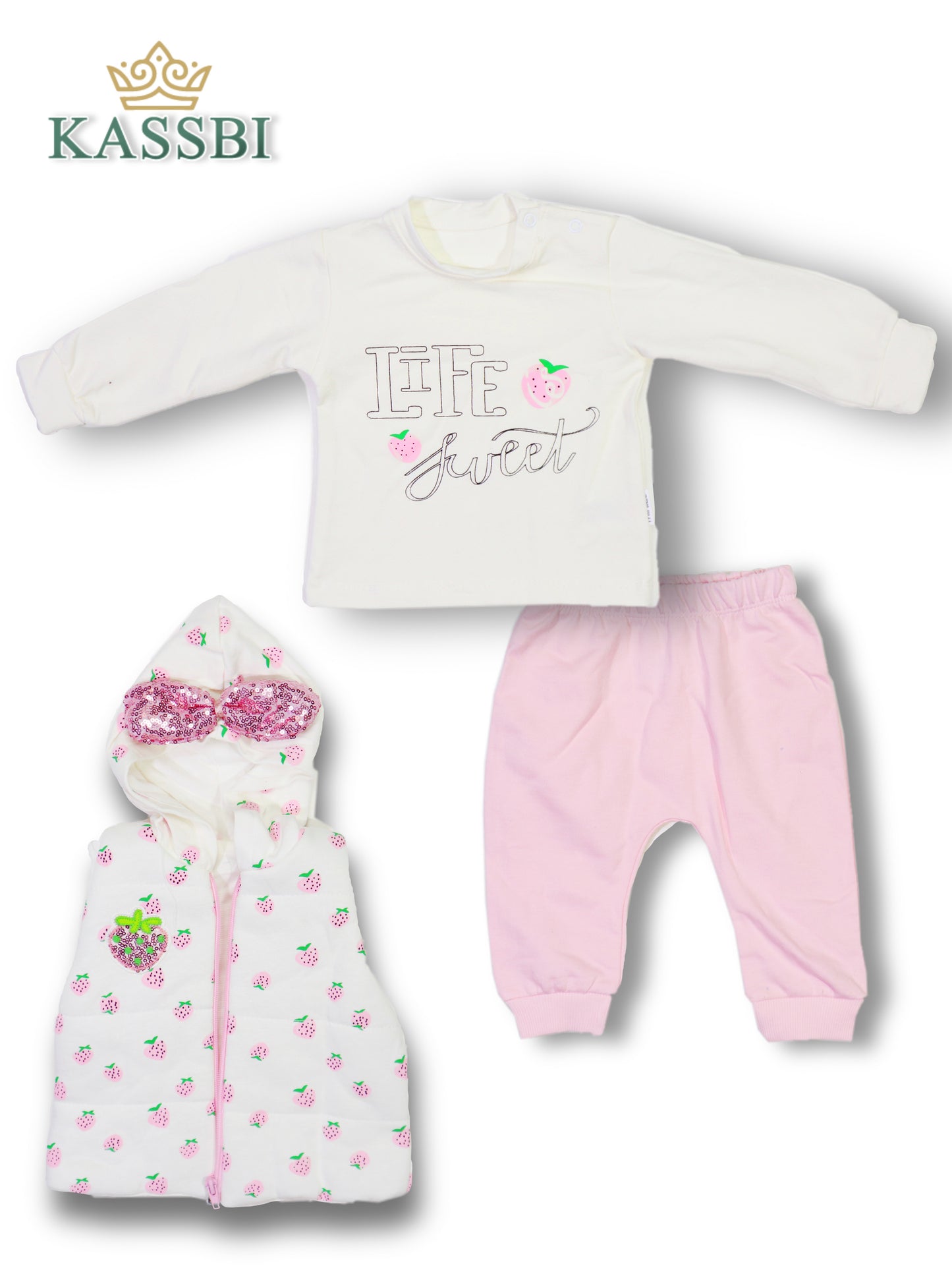 Gilet à capuche + Tricot + pantalon