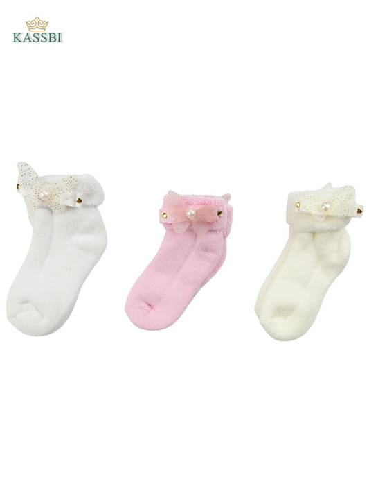 Lot 3 paires de chaussettes - coton