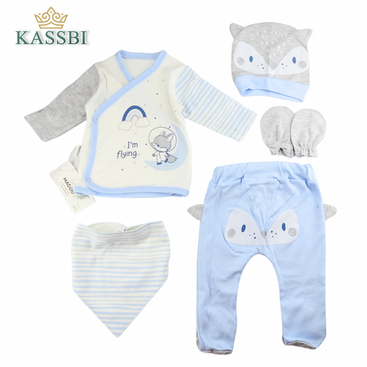 Pack Naissance (0-3) Mois (5pc )- 100% Coton