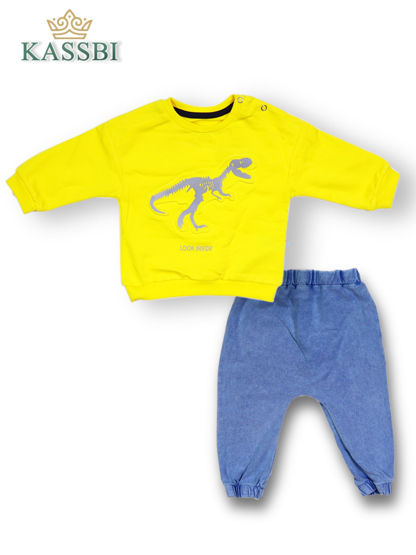 Ensemble bébé 2 pièces : tunique + pantalon en Coton -