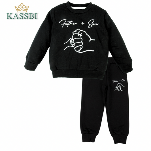 Sweat + Pantalon - Father&Son - Molleton (مبطن )