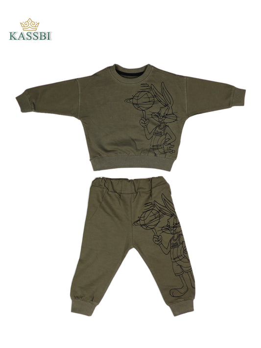 ENSEMBLE EN COTON SWEAT+ JOGGING POUR GARÇON