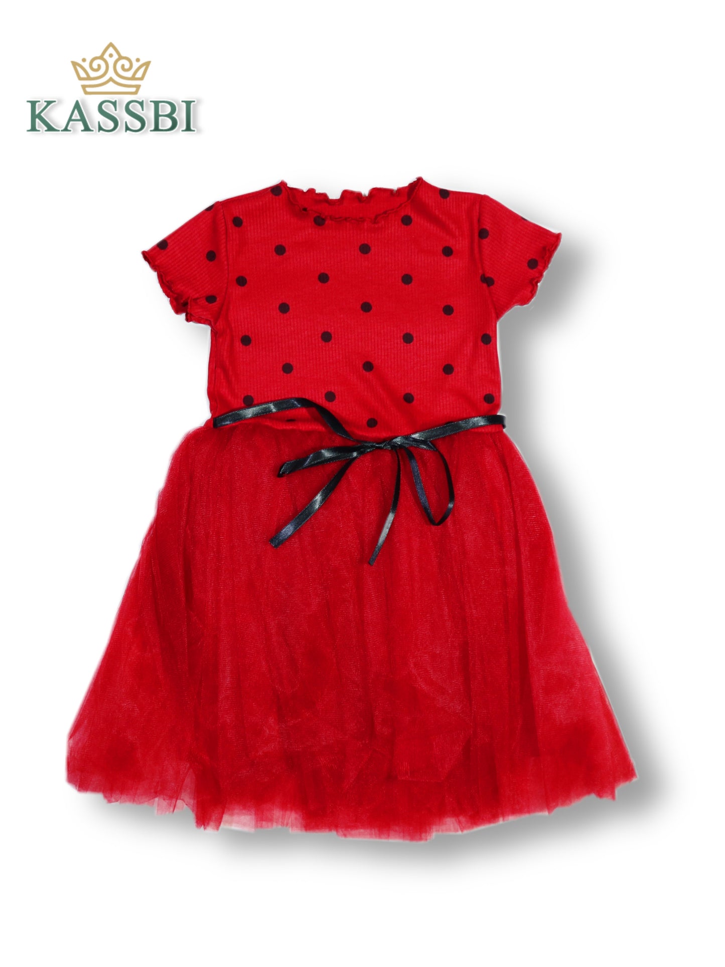 Robe de cérémonie fille a manches courtes