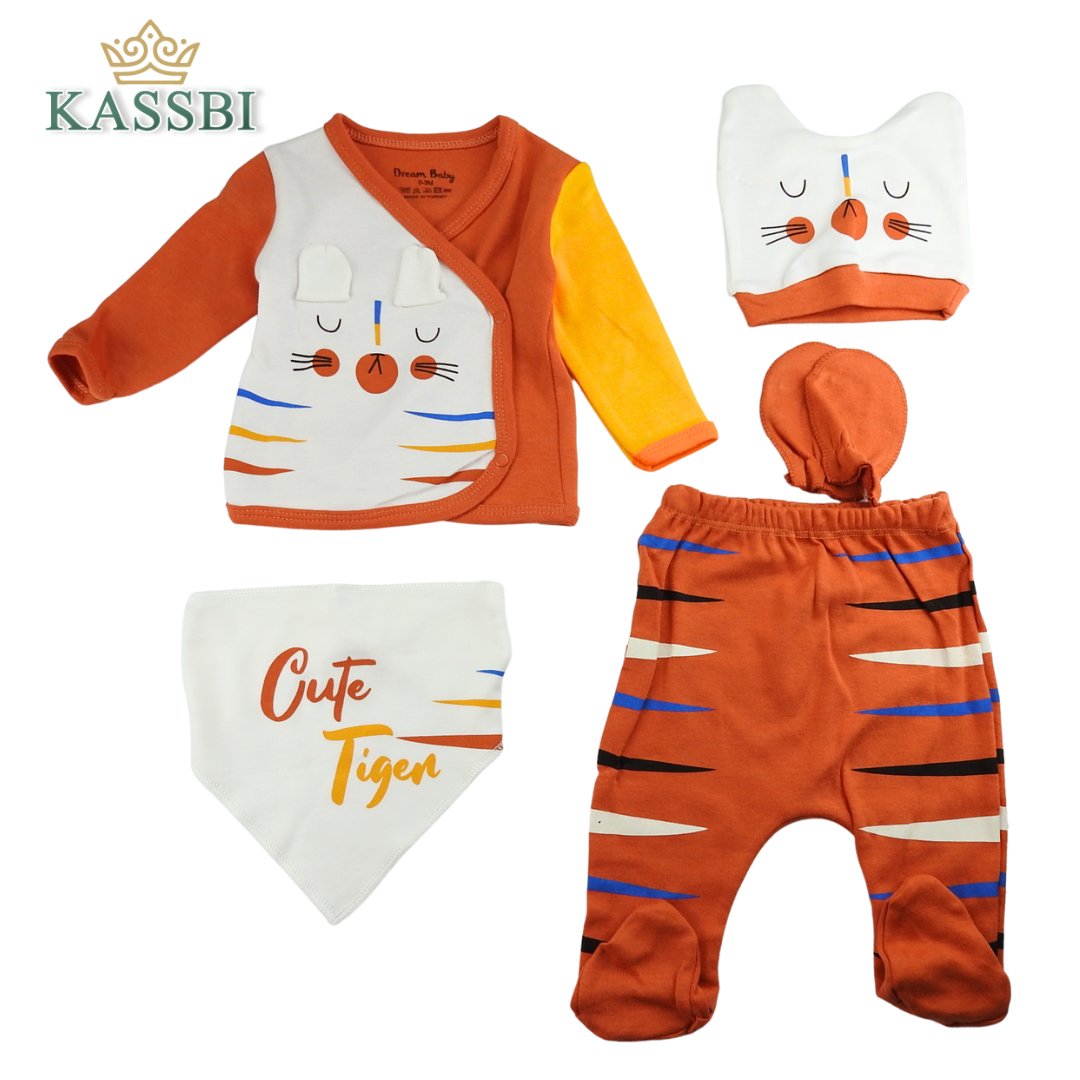 Pack Naissance (0-3) Mois (5pc )- 100% Coton