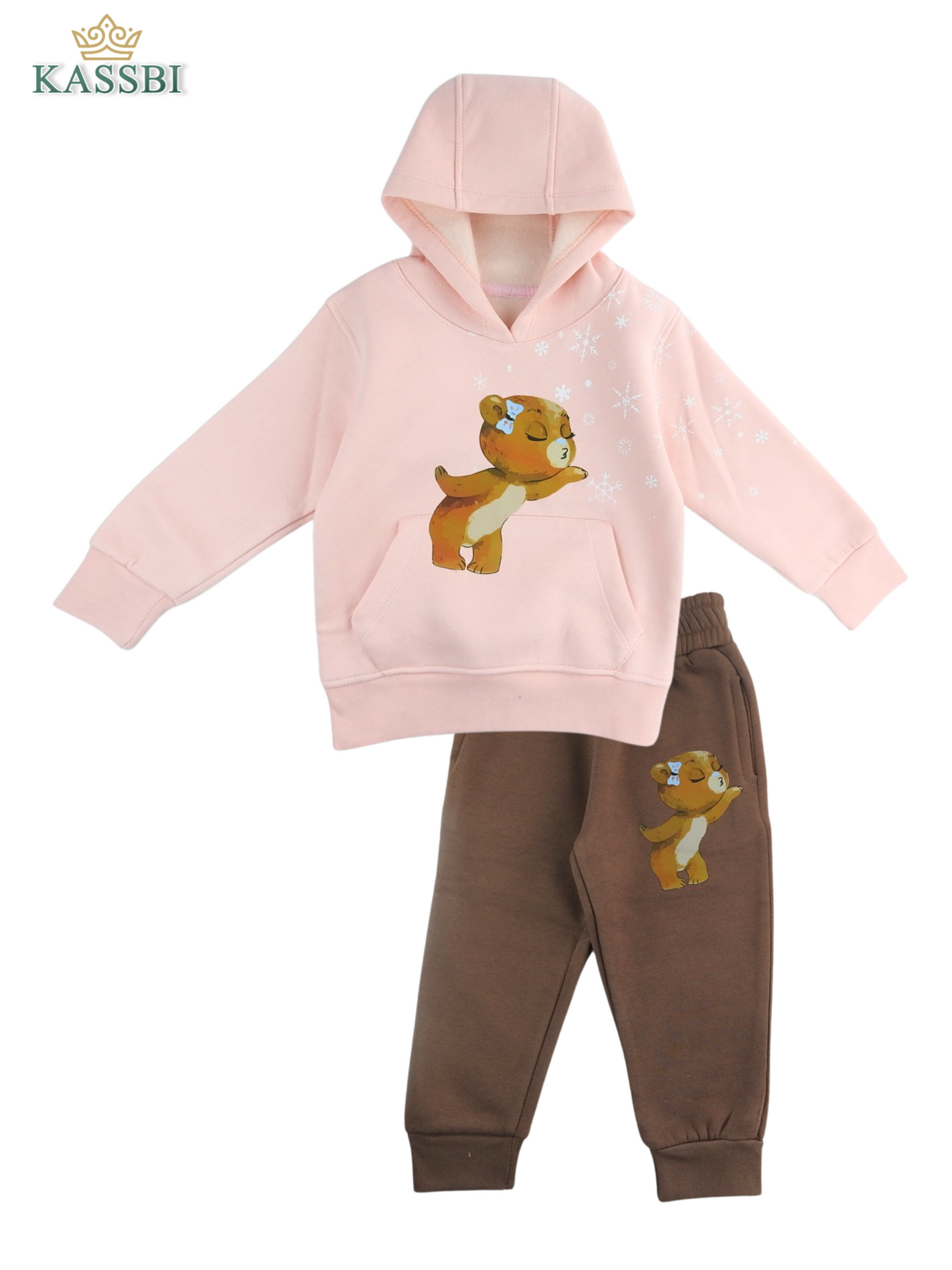 Sweat à capuche + jogging - molletonné ( مبطن )