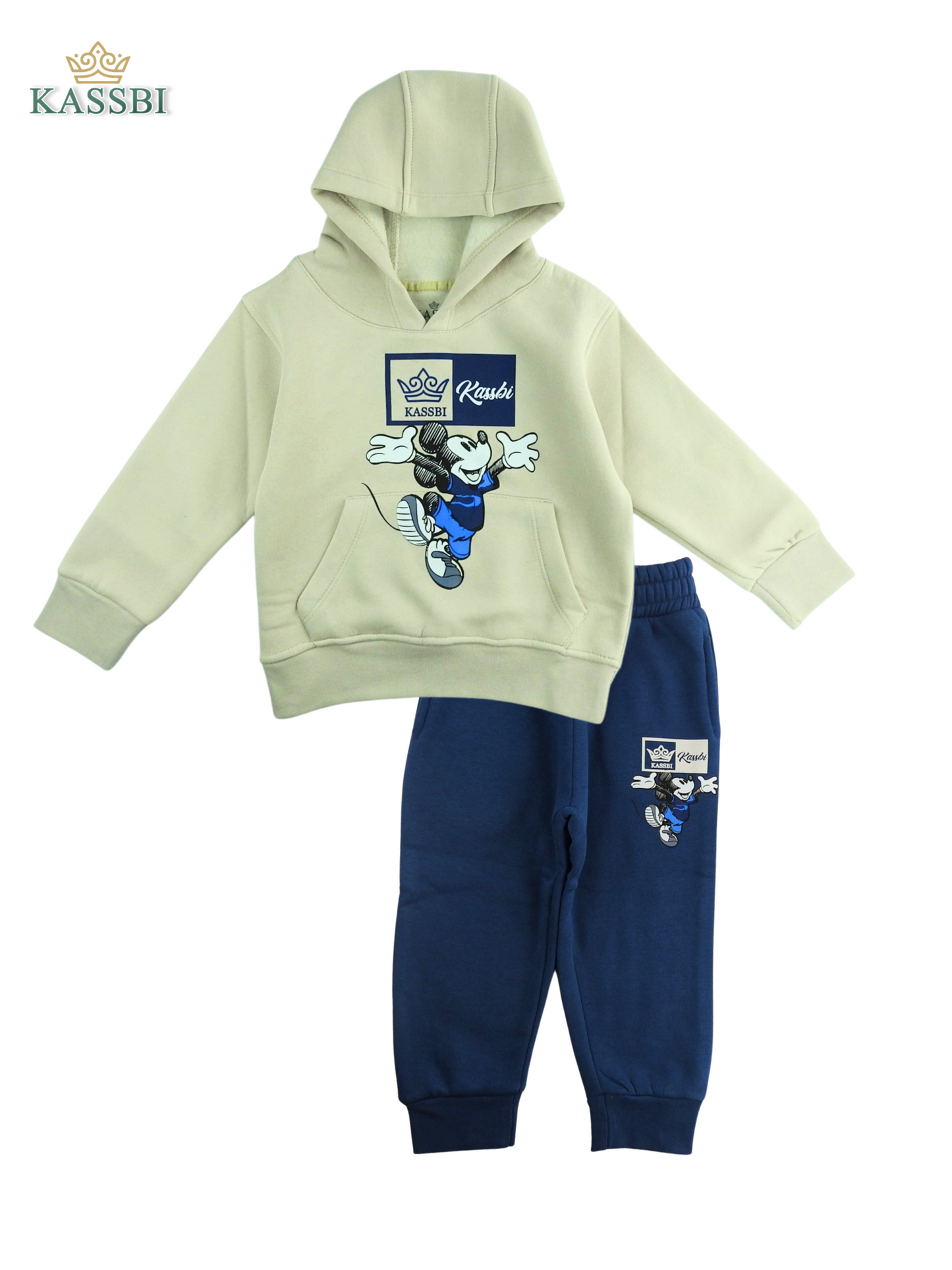 Sweat à capuche + jogging Mickey Mouse - molletonné