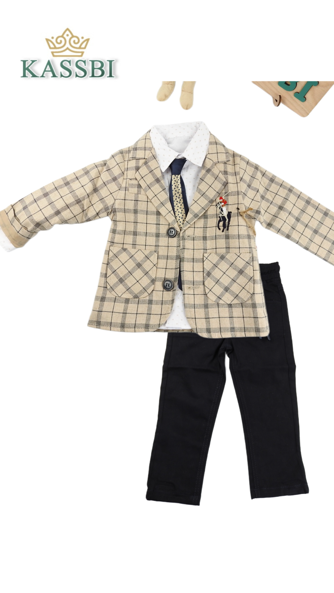 Ensemble de cérémonie garçon 4 Pièce