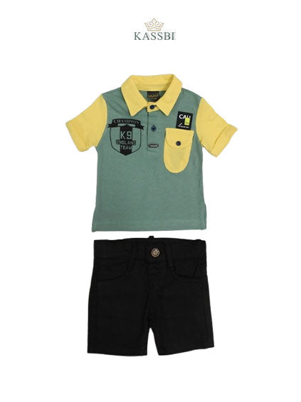 Ensemble 2 Pièces Bébé Garçon – Polo & Short
