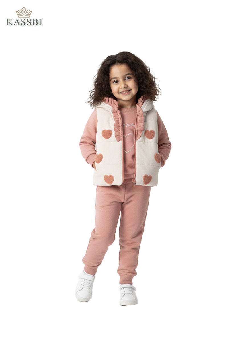 Ensemble fille 3 pièces confort