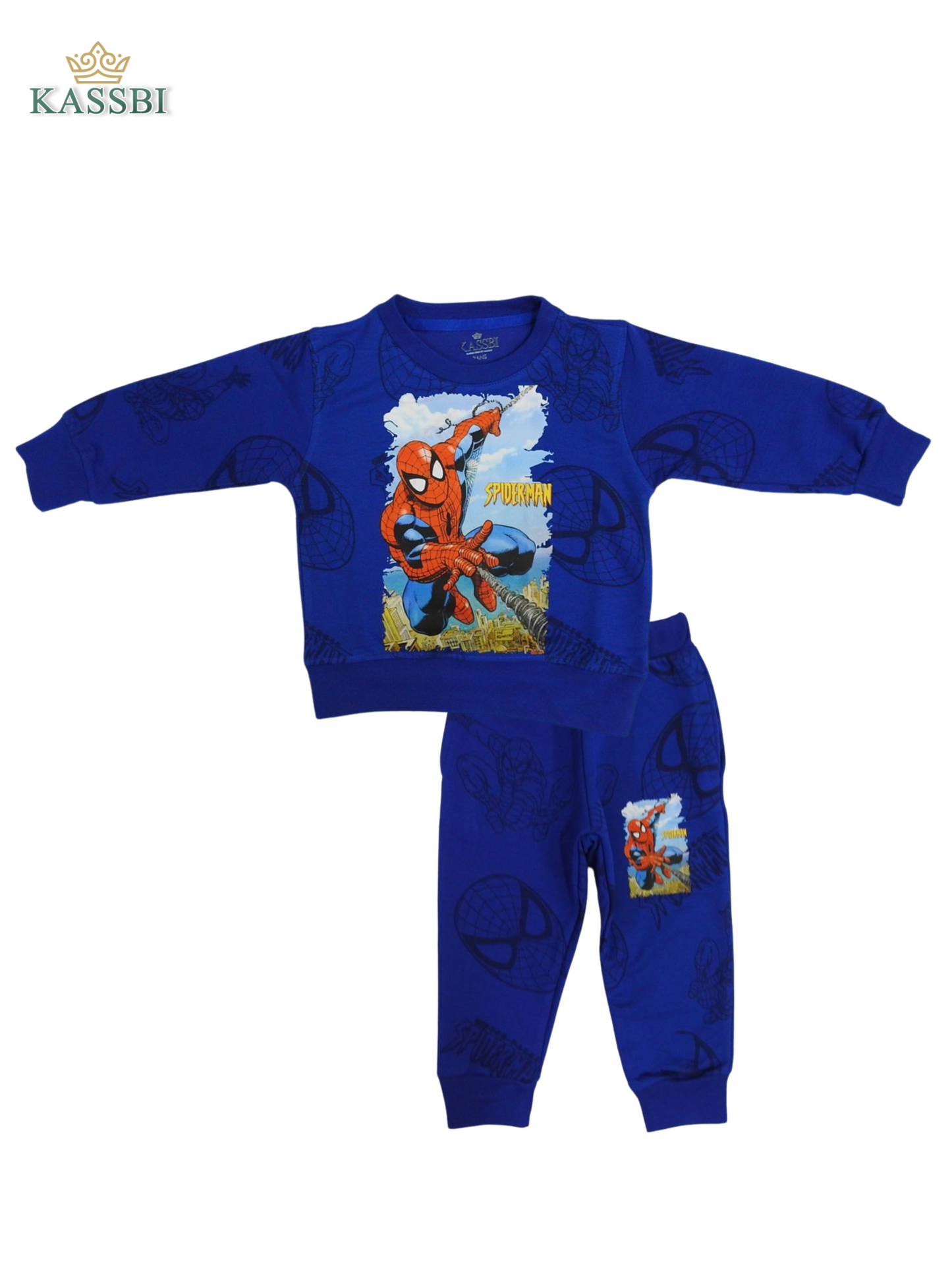 Ensemble Enfant 2 pièces - en coton avec sweat et pantalon imprimé