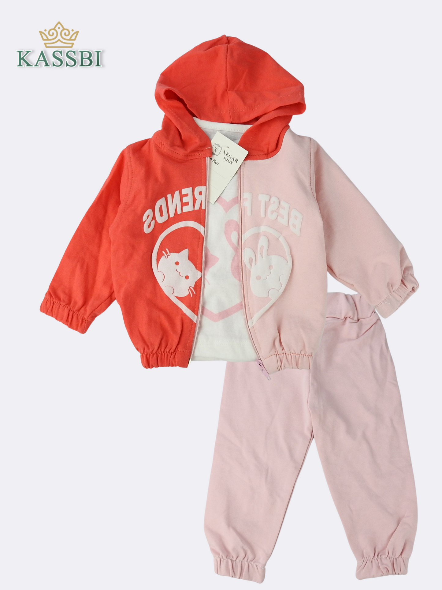 Ensemble 3 pièce Coton - Fille