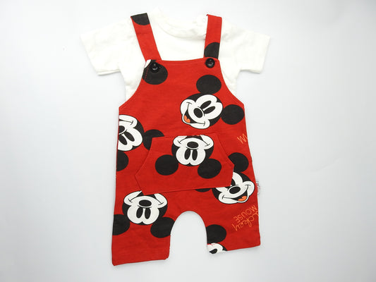 Salopette + tee-shirt -coton