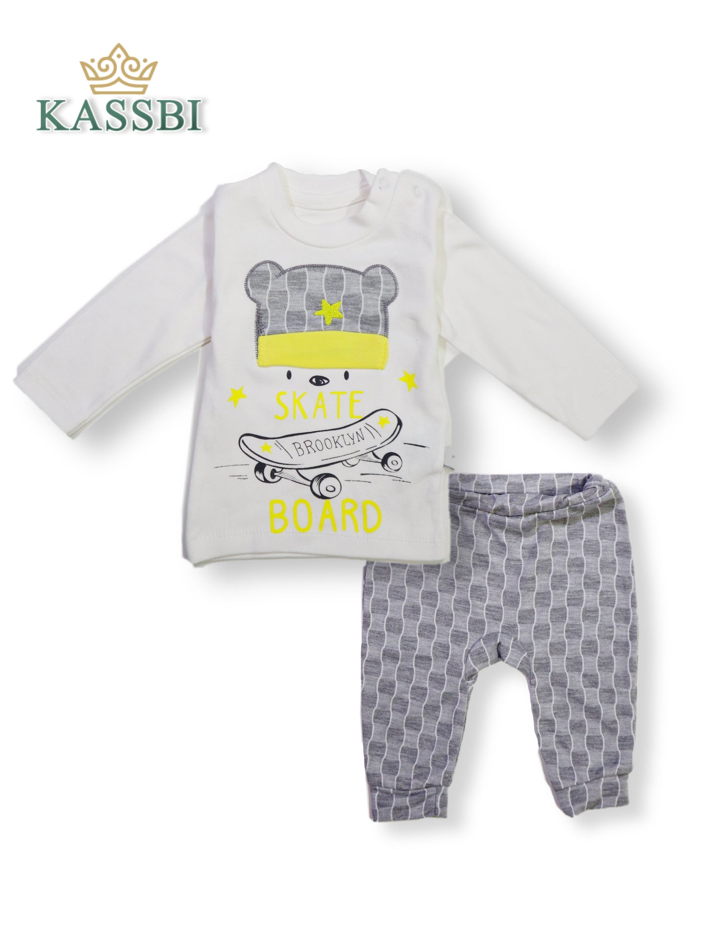 Ensemble bébé Naissance 2 pc Tricot + Pantalon