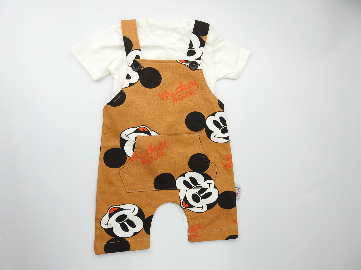 Salopette + tee-shirt -coton