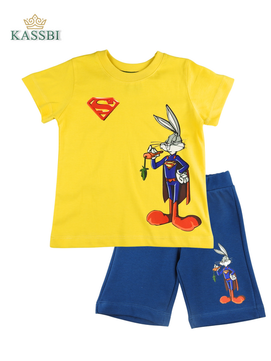 Tee-shirt + Short - Superman- Coton