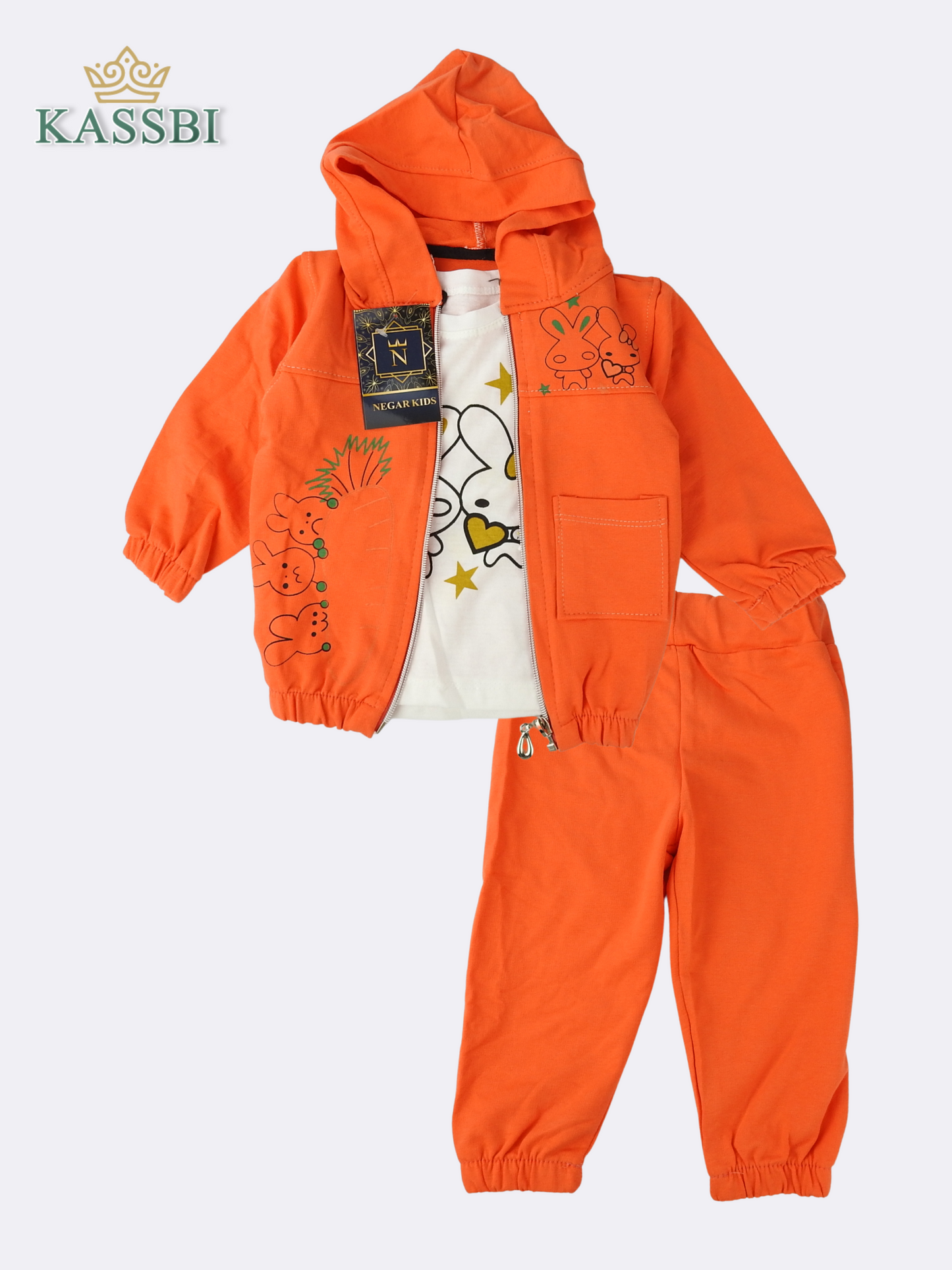 Ensemble 3 pièce Coton - Fille