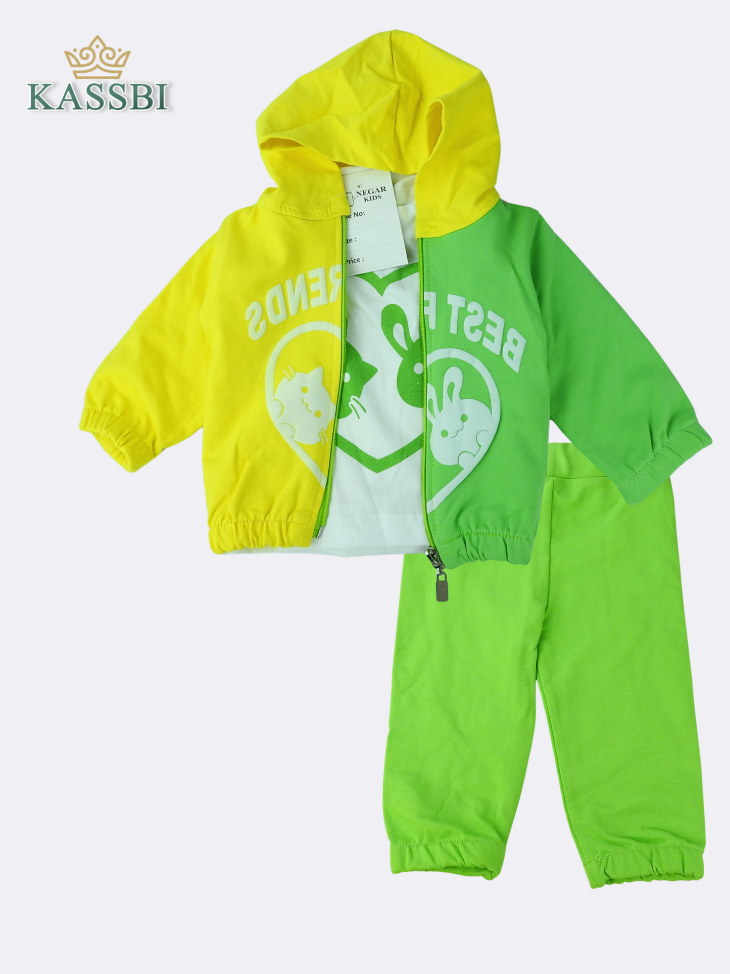 Ensemble 3 pièce Coton - Fille