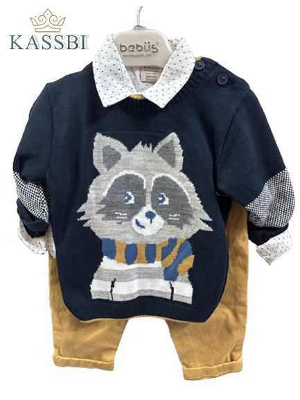 Ensemble 3 Pièces - Bébé Garçon | Idéal pour l'Aïd